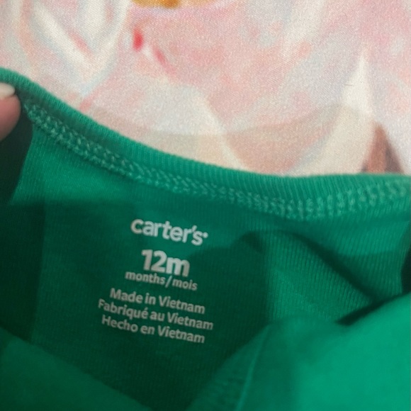 Carter’s First St. Patrick’s Day Outfit 12 Months - Picture 3 of 4